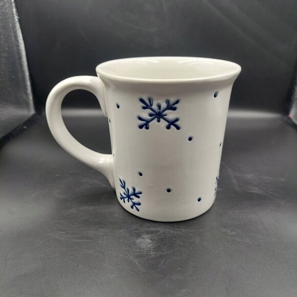 WCL Winter Holiday Christmas Snowman Large Coffee Tea Mug Embossed 4.5" Tall EUC - Picture 3 of 6